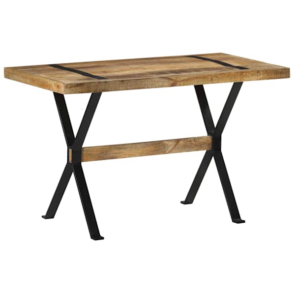 vidaXL s&ouml;&ouml;gilaud, 120 x 60 x 76 cm, t&ouml;&ouml;tlemata mangopuit