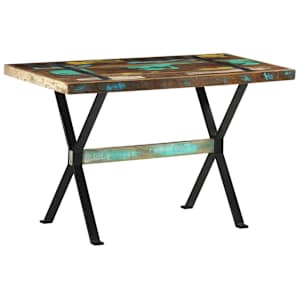 Jídelní stůl 120 x 60 x 76 cm masivní recyklované dřevo - obrázek 1