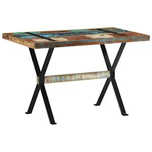 Jídelní stůl 120 x 60 x 76 cm masivní recyklované dřevo - obrázek 11