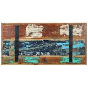 Jídelní stůl 120 x 60 x 76 cm masivní recyklované dřevo - obrázek 4