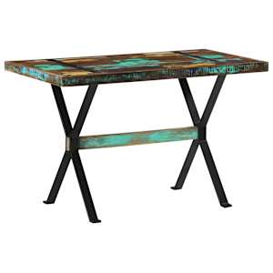 Jídelní stůl 120 x 60 x 76 cm masivní recyklované dřevo - obrázek 8