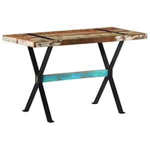 Jídelní stůl 120 x 60 x 76 cm masivní recyklované dřevo - obrázek 9