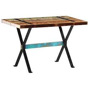 Jídelní stůl 120 x 60 x 76 cm masivní recyklované dřevo - obrázek 10