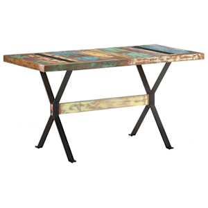 Jídelní stůl 140 x 70 x 76 cm masivní recyklované dřevo - obrázek 10