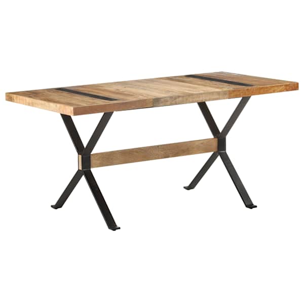 vidaXL s&ouml;&ouml;gilaud, 160 x 80 x 76 cm, t&ouml;&ouml;tlemata mangopuit