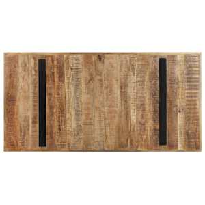 Jídelní stůl 160 x 80 x 76 cm hrubé mangovníkové dřevo - obrázek 4