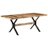vidaXL s&ouml;&ouml;gilaud, 180 x 90 x 76 cm, t&ouml;&ouml;tlemata mangopuit