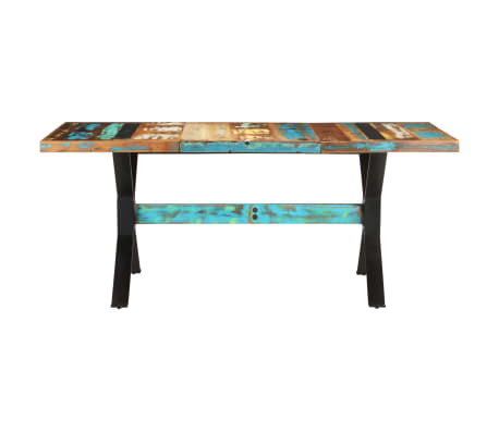 vidaXL Table de salle à manger 180x90x76cm Bois de récupération solide