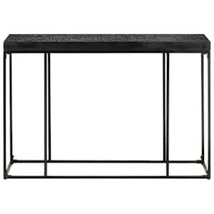 Konzolový stolek černý 110x35x76 cm masivní akácie a mangovník - obrázek 2