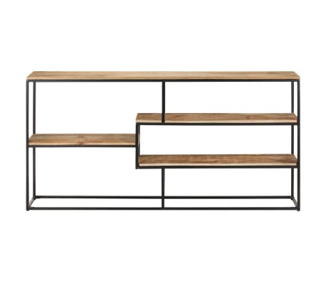 vidaXL Sideboard 150x30x75 cm Rough Mango Wood