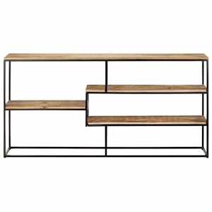 vidaXL Sideboard 150x30x75 cm Rough Mango Wood