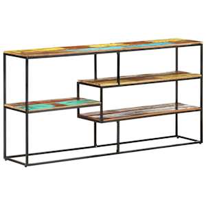 Příborník 150 x 30 x 75 cm masivní recyklované dřevo - obrázek 10