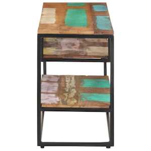 TV stolek 130 x 30 x 45 cm masivní recyklované dřevo - obrázek 3