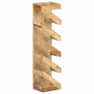 Stojalo za vino za 5 steklenic trden mangov les