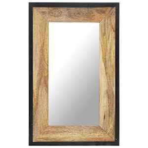 Ogledalo 80x50 cm trden mangov les
