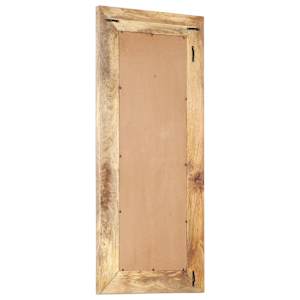 Ručně vyřezávané zrcadlo 110 x 50 x 2,6 cm masivní mangovník - obrázek 3