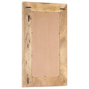 Ručně vyřezávané zrcadlo 80 x 50 x 2,5 cm masivní mangovník - obrázek 3