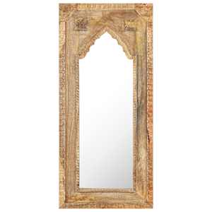 Ogledalo 50x3x110 cm trden mangov les