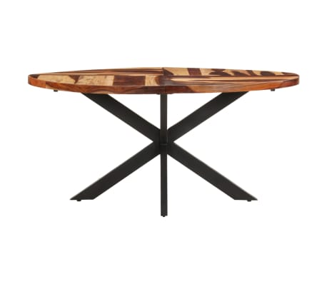 vidaXL Mesa de comedor madera maciza de acacia 160x90x75 cm