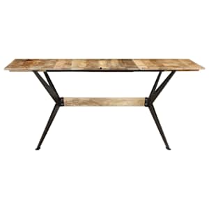 Jídelní stůl 180 x 90 x 76 cm masivní mangovníkové dřevo - obrázek 2