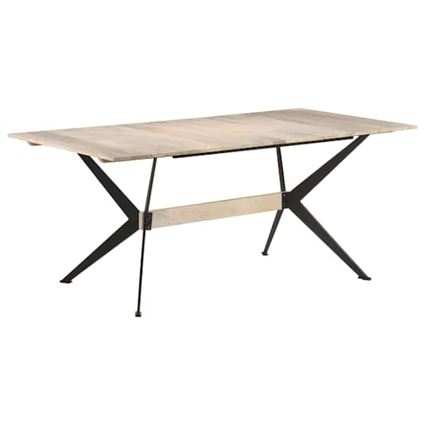 vidaXL s&ouml;&ouml;gilaud, 180 x 90 x 76 cm, mangopuit