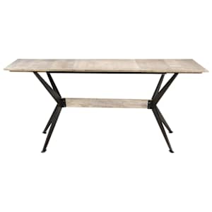 Jídelní stůl 180 x 90 x 76 cm masivní mangovníkové dřevo - obrázek 2
