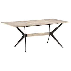 Jídelní stůl 180 x 90 x 76 cm masivní mangovníkové dřevo - obrázek 9