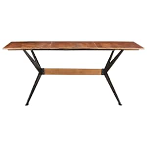 Jídelní stůl 180 x 90 x 76 cm masivní mangovníkové dřevo - obrázek 2