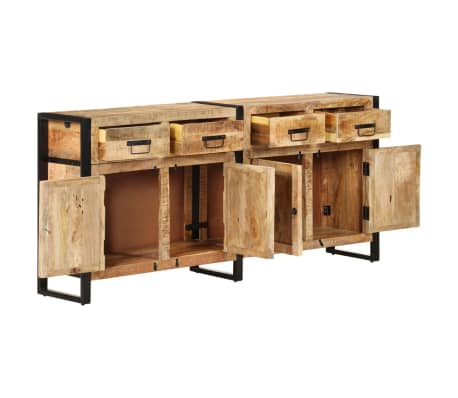 vidaXL Buffet 172x35x80 cm Bois de manguier massif