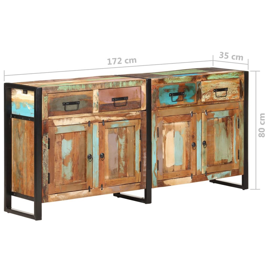 Sideboard Buffet Cabinet with Storage for Kitchen Living Room Entryway vidaXL - Picture 22 of 29