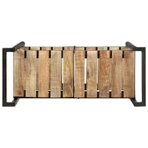 Kuchyňský vozík 87 x 36 x 81 cm masivní mangovník - obrázek 4