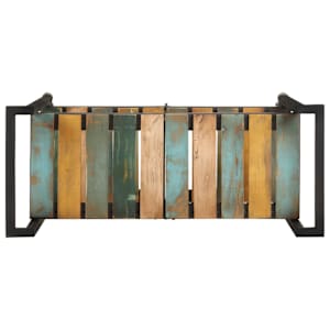 Kuchyňský vozík 87 x 36 x 81 cm masivní recyklované dřevo - obrázek 4