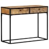 vidaXL konsoollaud 100 x 35 x 75 cm, mangopuit
