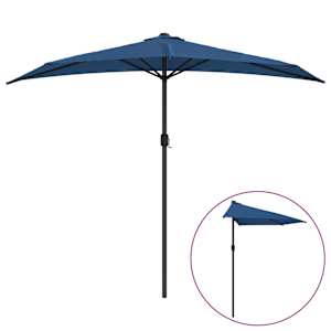 vidaXL r&otilde;du p&auml;ikesevari alumiiniumpost sinine 270x144x222 cm pool&uuml;mar