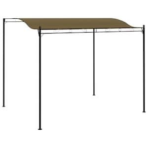 vidaXL varjualune 3 x 2,4 m pruunikashall 180 g/m&sup2;