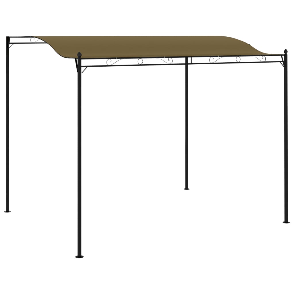 vidaXL Pavillon 3x2,4 m Taupe 180 g/m²