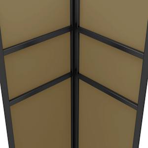 Altán s dvojitou střechou 3 x 3 x 2,7 m taupe 180 g/m² - obrázek 4
