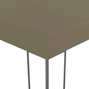 Zahradní altán 3 x 3 m taupe 180 g/m² - obrázek 3