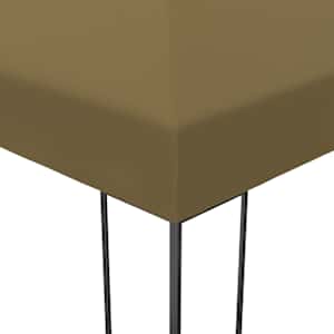 Altán se zatahovací střechou 3 x 4 m taupe 180 g/m² - obrázek 4
