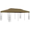 vidaXL varjualune 6 x 3 x 2,7 m pruunikashall 180 g/m&sup2;