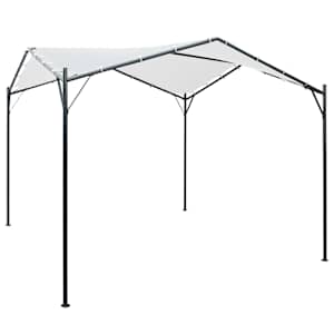 vidaXL varjualune 3 x 3 x 2,6 m valge 180 g/m&sup2;