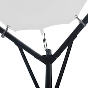 Altán 3 x 3 x 2,6 m bílý 180 g/m² - obrázek 3