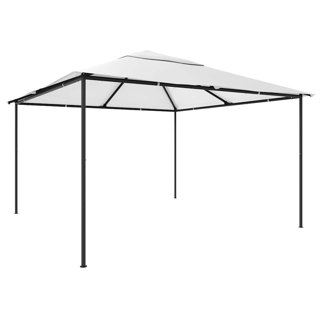 vidaXL Pavillon 4x4x3 m Weiß 180 g/m²