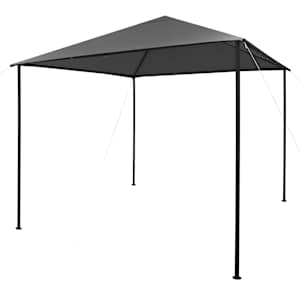 vidaXL varjualune 3 x 3 m, antratsiithall, kangas ja teras 180 g/m&sup2;