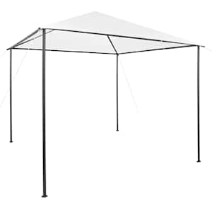 vidaXL varjualune 3 x 3 x 2,9 m valge 180 g/m&sup2;