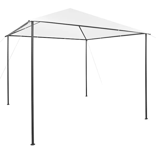 vidaXL varjualune 3 x 3 x 2,9 m valge 180 g/m&sup2;