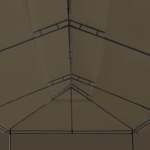 Altán se závěsy 600 x 298 x 270 cm taupe 180 g/m² - obrázek 7