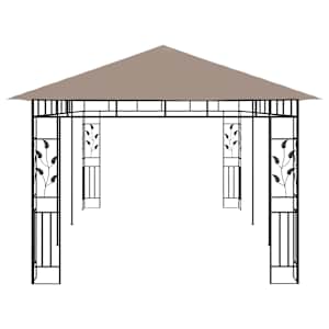 Altán s moskytiérou 6 x 3 x 2,73 m taupe 180 g/m² - obrázek 4