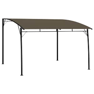 vidaXL P&auml;ikesevari 3 x 3 x 2,55 m Pruunikashall