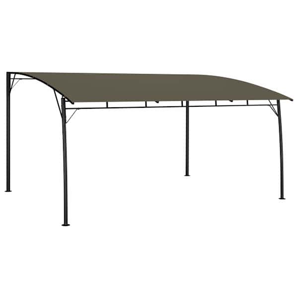 vidaXL P&auml;ikesevari 4 x 3 x 2,55 m Pruunikashall